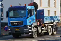 MAN TGS 33400, Kipper aufgenommen 02.2023.