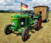 =Deutz F2L612/6-N, gesehen beim Oldtimertreffen in Wisselsrod, 06-2022