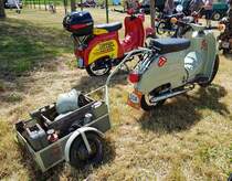 =Simson Schwalbe, gesehen beim Oldtimertreffen in Wisselsrod, 06-2022