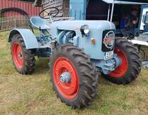 =Eicher, gesehen bei der Oldtimerausstellung in Uttrichshausen, 07-2022