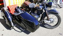 NSU Max mit Beiwagen, 40.Internationales NSU-Treffen in Freiamt/Breisgau, Juni 2022
