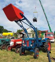 =Hanomag Perfekt 400, Bj. 1963, gesehen bei der Oldtimerausstellung in Uttrichshausen, 07-2022