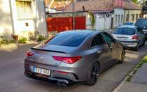 Rückansicht: Mercedes-Benz CLA zweite Generation. Foto: 08.2021.