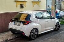 Rückansicht: Toyota Yaris Mk4. Foto: 08.2021.