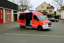 Feuerwehr Griesheim Mercedes Benz Sprinter ELW (Florian Griesheim 1/11) am 18.02.23 bei einen Fototermin