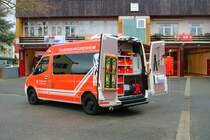 Feuerwehr Griesheim Mercedes Benz Sprinter ELW (Florian Griesheim 1/11) am 18.02.23 bei einen Fototermin