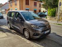 Toyota ProAce City Verso. Aufnahme: August, 2021.