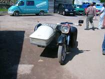 MZ ES250/1 mit Personenbeiwagen beim Oldtimertreffen in Werdau