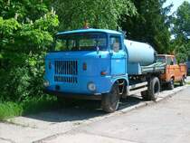 IFA W50L/F�k auf dem Gel�nde der Containerdienstfirma in Werdau