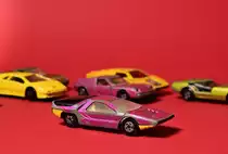 Foto 5000, Matchbox Alfa Romeo Carabo (Bertone Carabo), Konzeptfahrzeug des italienischen Automobilherstellers Alfa Romeo, Vorstellung auf dem Pariser Autosalon 1968 wurde.
Matchbox MB-75, Herstellung von 1971 - 1986, Made in England