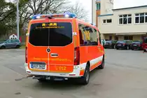 Feuerwehr Mörfelden Walldorf Mercedes Benz Sprinter MTW (Florian Mörfelden Walldorf 2-19) am 04.03.23 bei einem Fototermin