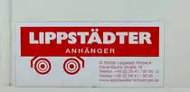 Lippstädter Anhänger GmbH, der über 100 Jahre alte Fahrzeugbau ist europaweit tätig, März 2023