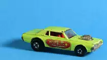 Matchbox Mercury Cougar (Rat Rod Dragster), Serie 1-75 , stark bespielt, Tabletop am 20.4.2021