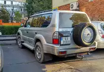 Rückansicht: Toyota LandCruiser Prado Mk2. Foto: 09.2021.