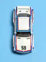 BMW CSL, Schuco 1:87 H0 Modell, Diecast, Aufnahme vom 8.2.2021