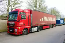 MAN TGX am 11.03.23 in Maintal 