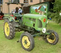 =Lanz 12, gesehen beim Ortsjubiläum von REILOS im Jahr 1997 (analoges Foto bearbeitet)