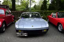 VW Porsche 914, Frühlingserwachen der Oldtimer-Interessengemeinschaft Grenzland, im Sportpark Loherhof 1.5.2022