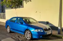 Skoda Octavia RS zweite Generation in Race Blue, gesehen in September, 2021.