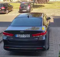 Rückansicht: Kia Optima, vierte Generation. Foto: 09.2021