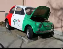 Fiat 500 in Arosa am 05.03.2023
