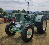 =MAN D-40A, Bj. 1957, 3400 ccm, 40 PS, gesehen bei der Oldtimerausstellung in Uttrichshausen, 07-2022