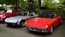 VW Porsche 914, Frühlingserwachen der Oldtimer-Interessengemeinschaft Grenzland, im Sportpark Loherhof 1.5.2022