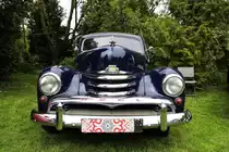 Opel Kapitän ´51, Frühlingserwachen der Oldtimer-Interessengemeinschaft Grenzland, im Sportpark Loherhof 1.5.2022