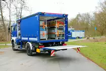 THW Ortsverband Rüsselsheim MAN TGM MZ/GW am 19.03.23 bei einen Fototermin