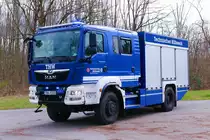 THW Ortsverband Rüsselsheim MAN TGM GWK am 19.03.23 bei einen Fototermin