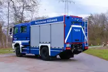 THW Ortsverband Rüsselsheim MAN TGM GWK am 19.03.23 bei einen Fototermin