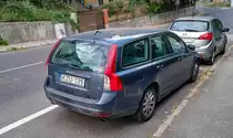 Rückansicht: Volvo V50. Foto: September, 2021.