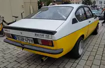 =Opel Kadett 1.6 Rallye, ausgestellt bei den Meiningen Classic 2022 im Juli