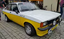 =Opel Kadett 1.6 Rallye, ausgestellt bei den Meiningen Classic 2022 im Juli