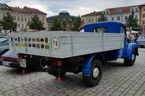 =IFA Framo V 901 Pritsche, ausgestellt bei den Meiningen Classic 2022 im Juli