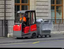 SBB - Jungheinrich E-Mobil vor dem SBB Bahnhof in Basel am 19.03.2023