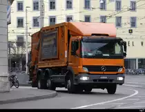 Mercedes Ateco Müllwagen in Basel am 19.03.2023