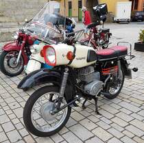 =MZ Trophy, ausgestellt bei den Meiningen Classic 2022 im Juli