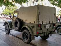 Rückansicht: GAZ/UAZ 69. Foto: September, 2021.