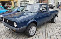 VW Caddy, gesehen bei den Meiningen Classic 2022 im Juli