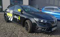 =Renault Megane von ZEBRA24, gesehen in Melsungen im Oktober 2022