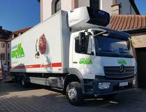 =MB Atego des Lebensmittelhändlers GROMA beliefert das Kloster Frauenberg, 10-2022