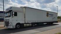 =DAF XF-Sattelzug der Spedition STEINBACH, 10-2022