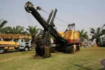 P&H Seilschaufelbagger Type 955A am 24.März 2023 im Freigelände des Mae Moh Mine Museum. Der Bagger war mit der EGAT-Nummer 34-0005 von 1963 - 1986 im Braunkohletagebau Mae Moh im Einsatz.