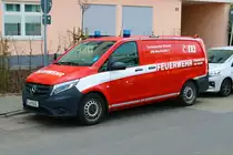 Feuerwehr Frankfurt am Main Mercedes Benz Vito GW-Werkstatt 1 vom Technischen Dienst am 08.04.23 in Frankfurt am Main