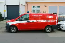 Feuerwehr Frankfurt am Main Mercedes Benz Vito GW-Werkstatt 1 vom Technischen Dienst am 08.04.23 in Frankfurt am Main