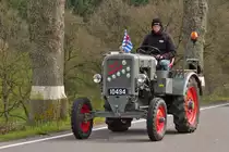 Fendt F 22 Dieselross, nahm an der Rundfahrt nahe Brachtenbach am Ostermontag teil. 10.04.2023