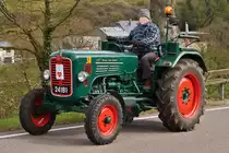 Hermann Lanz Traktor nahm an der Rundfahrt nahe Brachtenbach am Ostermontag teil. 10.04.2023



