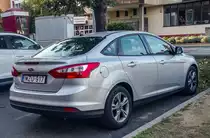 Rückanischt: Ford Focus Mk3 Sedan. Foto: 09.2021