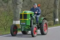 Deutz F1L514 machte bei der Rundfahrt nahe Brachtenbach am Ostermontag mit. 10.04.2023